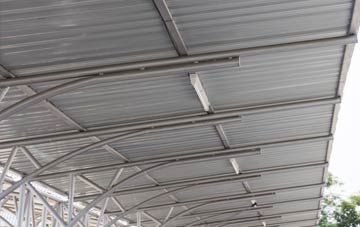 installing Locking Stumps metal roofing